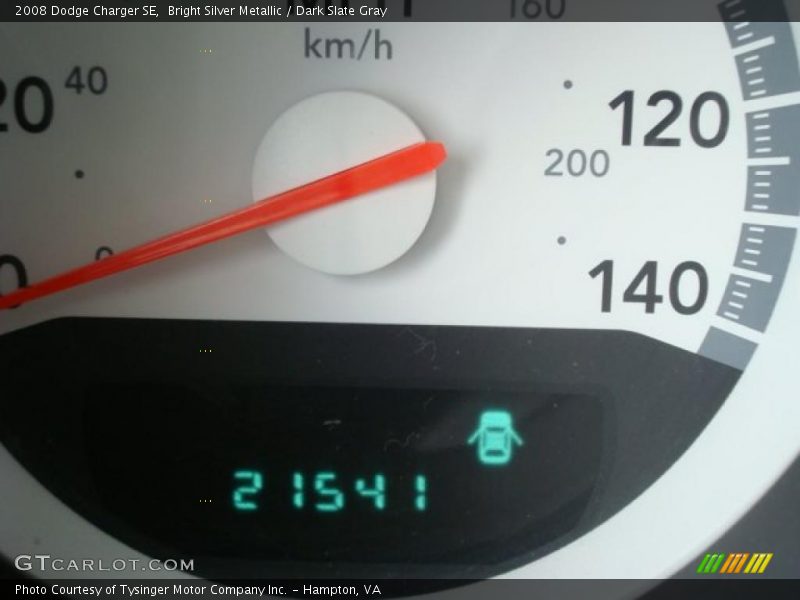 Bright Silver Metallic / Dark Slate Gray 2008 Dodge Charger SE