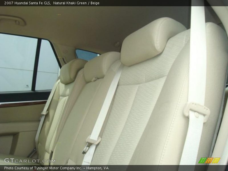 Natural Khaki Green / Beige 2007 Hyundai Santa Fe GLS
