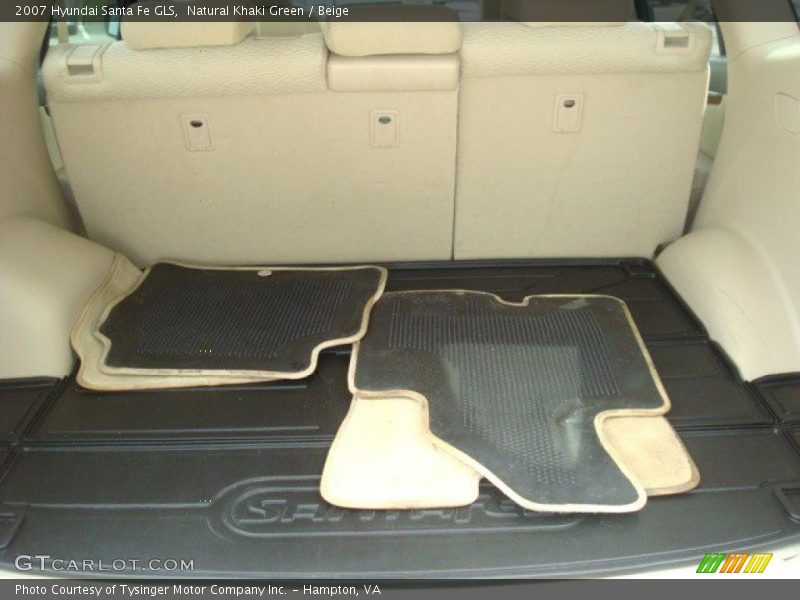 Natural Khaki Green / Beige 2007 Hyundai Santa Fe GLS
