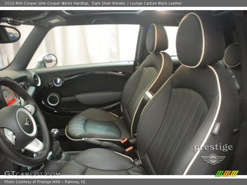 Dark Silver Metallic / Lounge Carbon Black Leather 2010 Mini Cooper John Cooper Works Hardtop