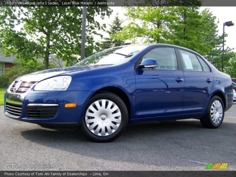 Laser Blue Metallic / Anthracite 2009 Volkswagen Jetta S Sedan