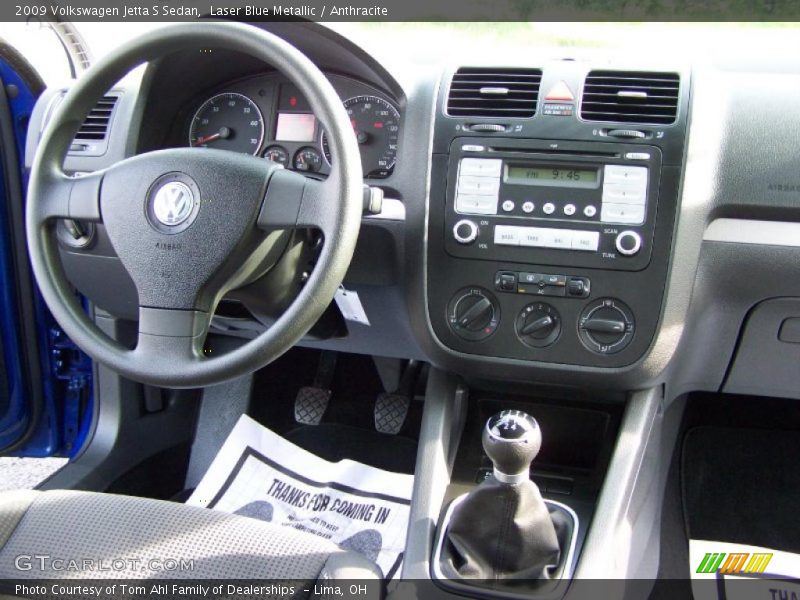 Laser Blue Metallic / Anthracite 2009 Volkswagen Jetta S Sedan