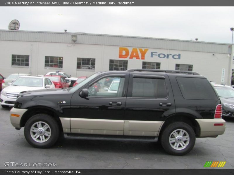 Black Clearcoat / Medium Dark Parchment 2004 Mercury Mountaineer AWD