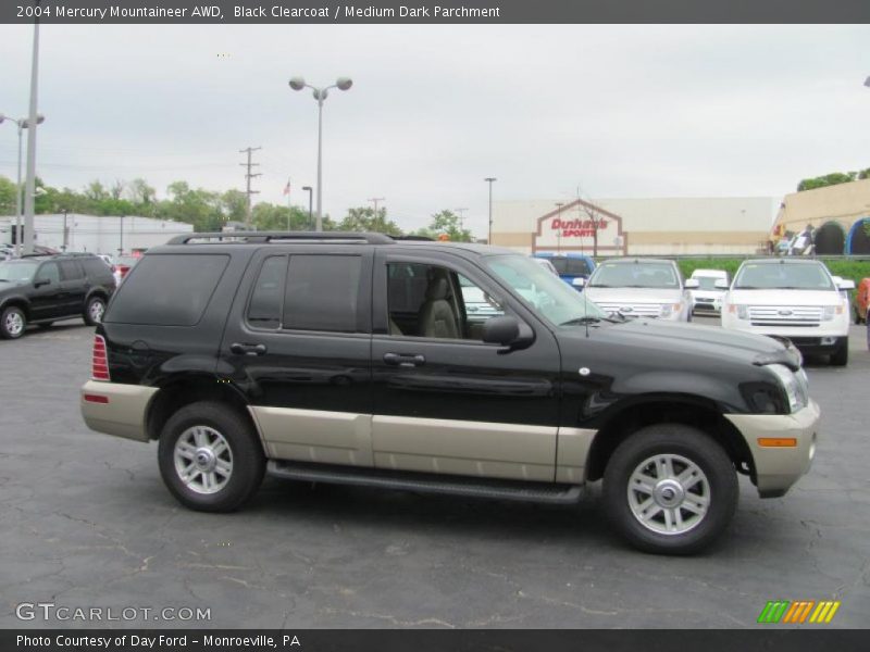 Black Clearcoat / Medium Dark Parchment 2004 Mercury Mountaineer AWD