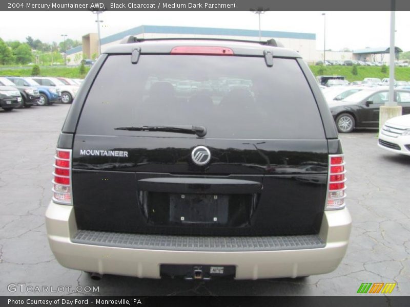 Black Clearcoat / Medium Dark Parchment 2004 Mercury Mountaineer AWD