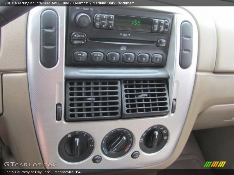 Black Clearcoat / Medium Dark Parchment 2004 Mercury Mountaineer AWD