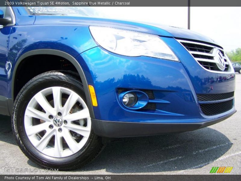 Sapphire Blue Metallic / Charcoal 2009 Volkswagen Tiguan SE 4Motion