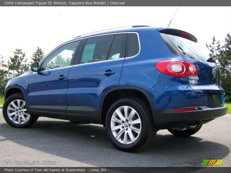 Sapphire Blue Metallic / Charcoal 2009 Volkswagen Tiguan SE 4Motion