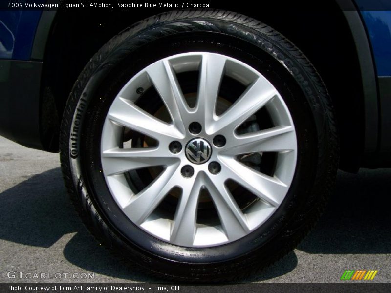 Sapphire Blue Metallic / Charcoal 2009 Volkswagen Tiguan SE 4Motion