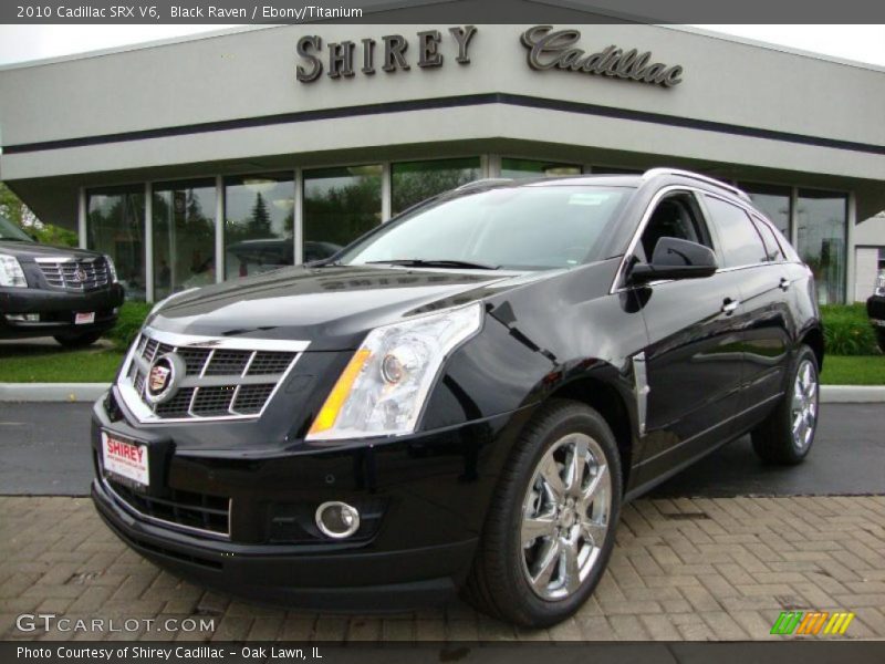 Black Raven / Ebony/Titanium 2010 Cadillac SRX V6