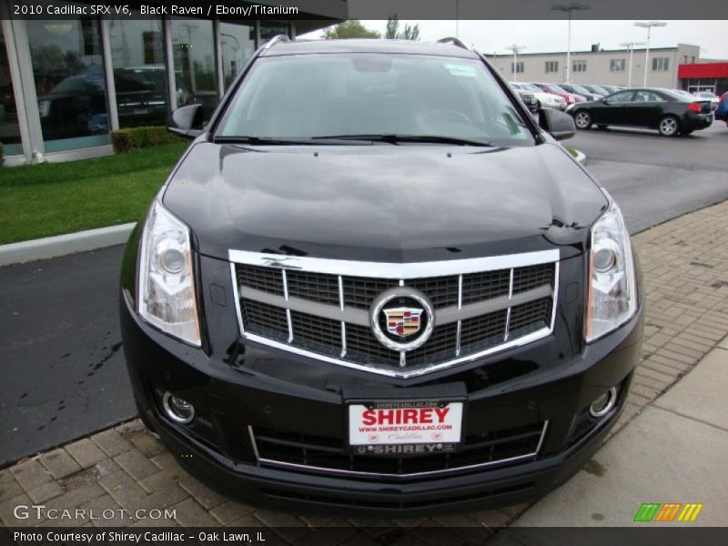 Black Raven / Ebony/Titanium 2010 Cadillac SRX V6