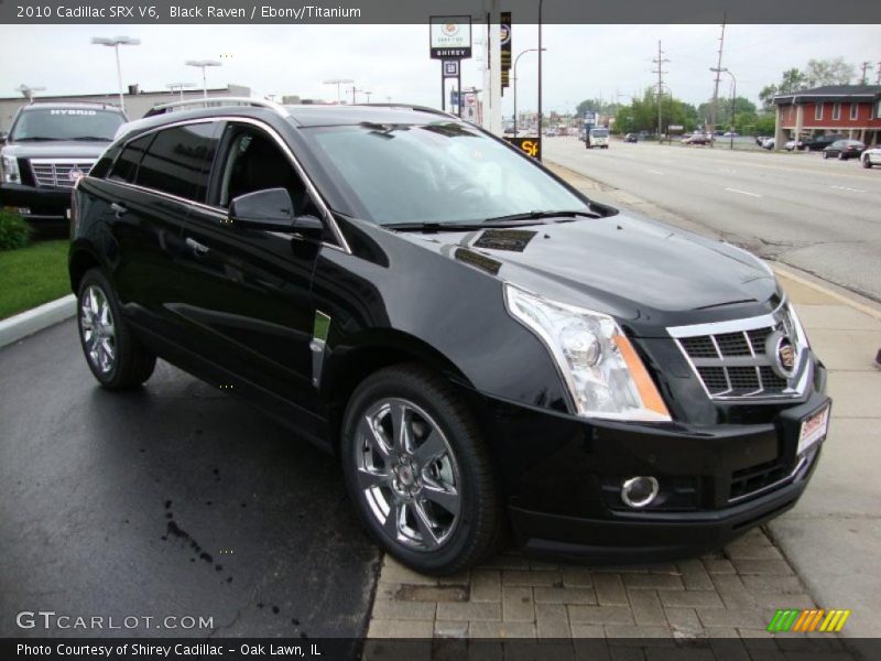 Black Raven / Ebony/Titanium 2010 Cadillac SRX V6