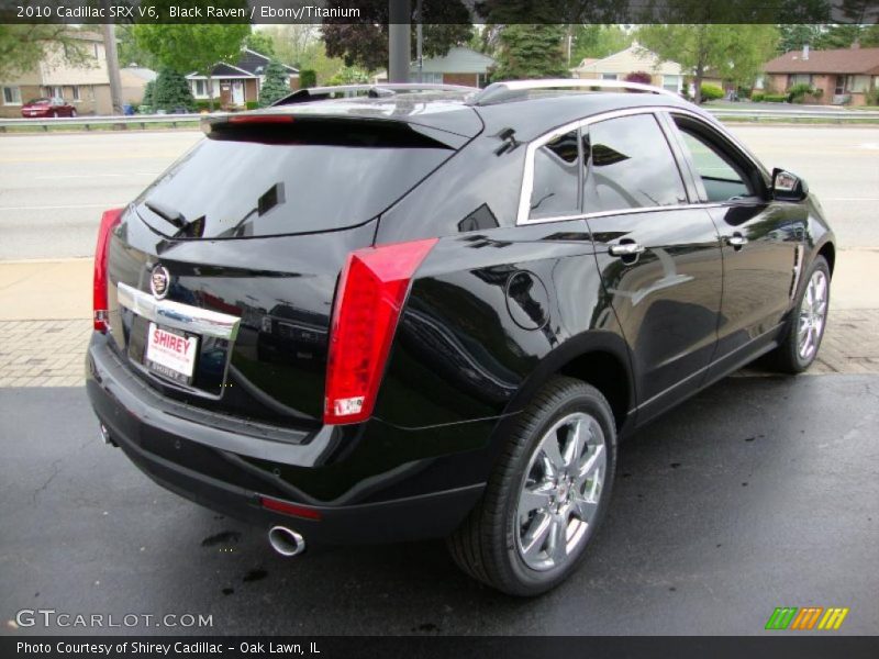 Black Raven / Ebony/Titanium 2010 Cadillac SRX V6