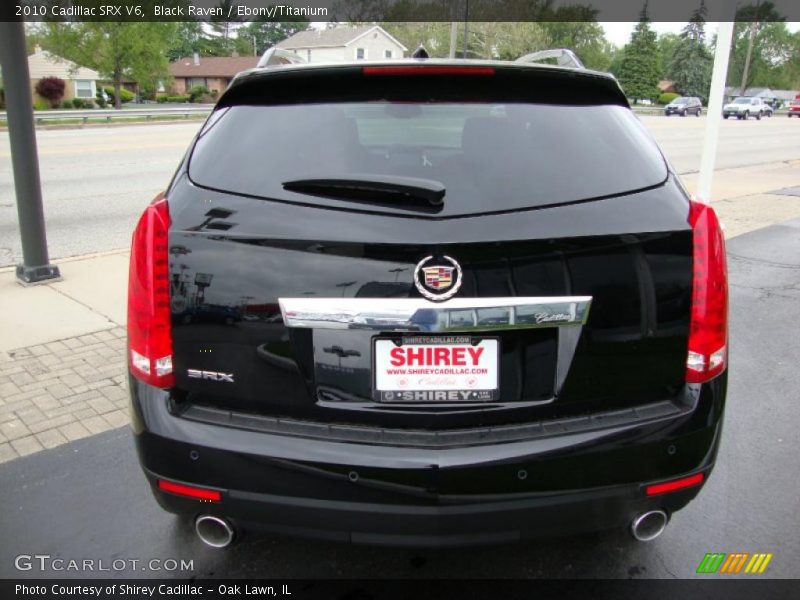 Black Raven / Ebony/Titanium 2010 Cadillac SRX V6