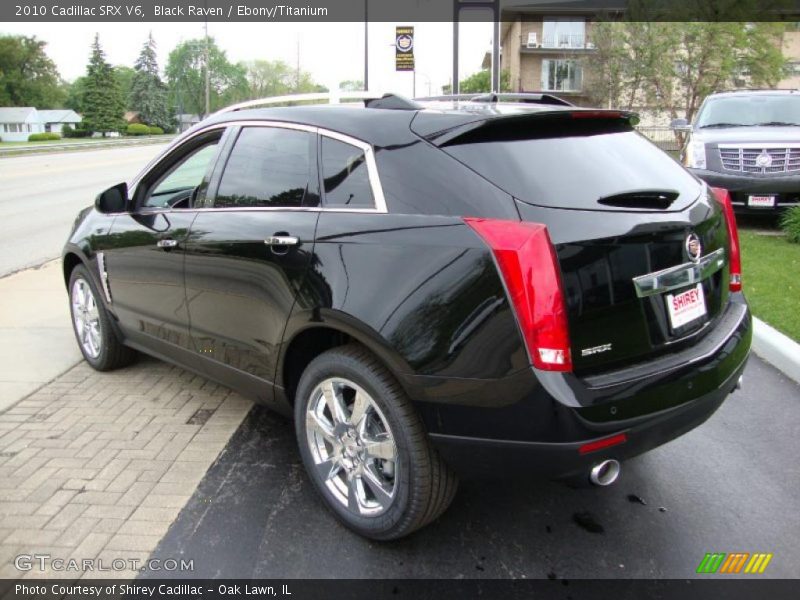 Black Raven / Ebony/Titanium 2010 Cadillac SRX V6