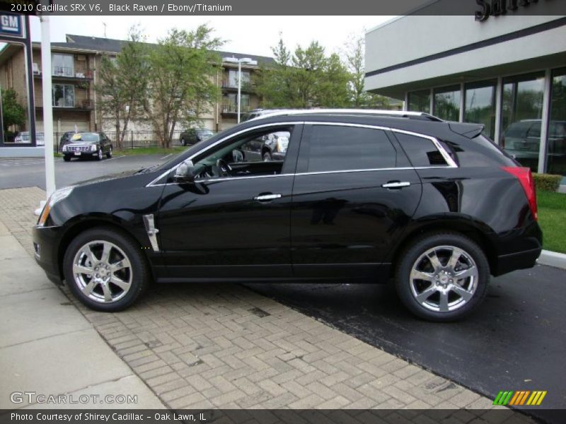 Black Raven / Ebony/Titanium 2010 Cadillac SRX V6