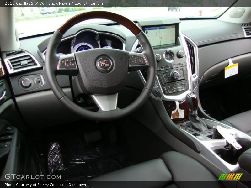 Black Raven / Ebony/Titanium 2010 Cadillac SRX V6