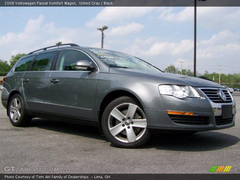 United Gray / Black 2008 Volkswagen Passat Komfort Wagon