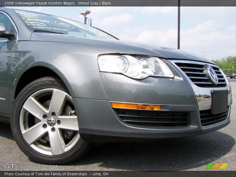 United Gray / Black 2008 Volkswagen Passat Komfort Wagon