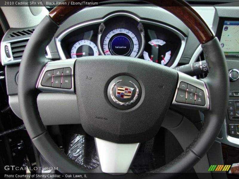 Black Raven / Ebony/Titanium 2010 Cadillac SRX V6