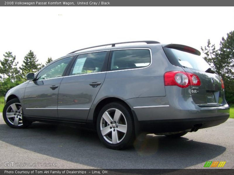 United Gray / Black 2008 Volkswagen Passat Komfort Wagon