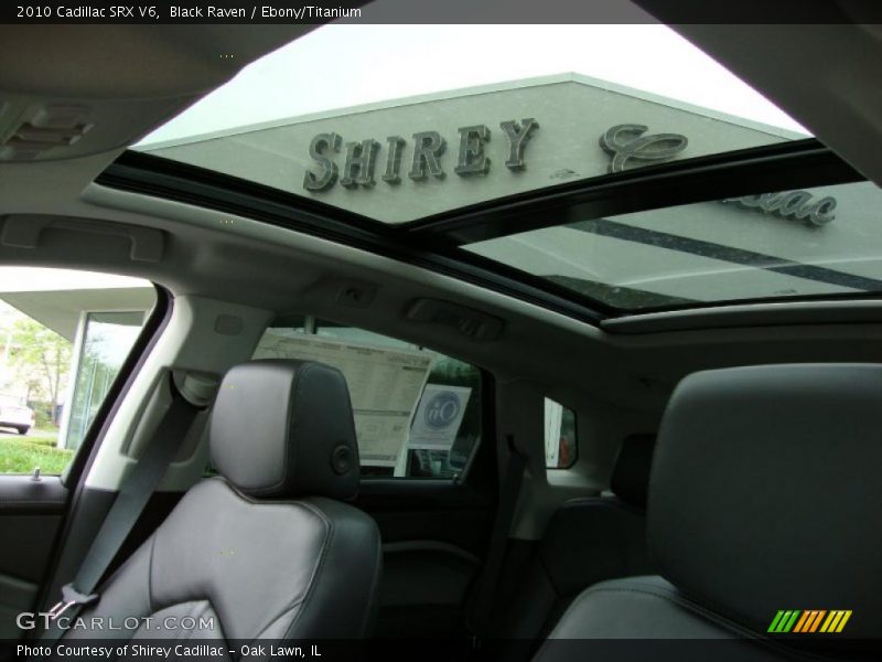 Black Raven / Ebony/Titanium 2010 Cadillac SRX V6