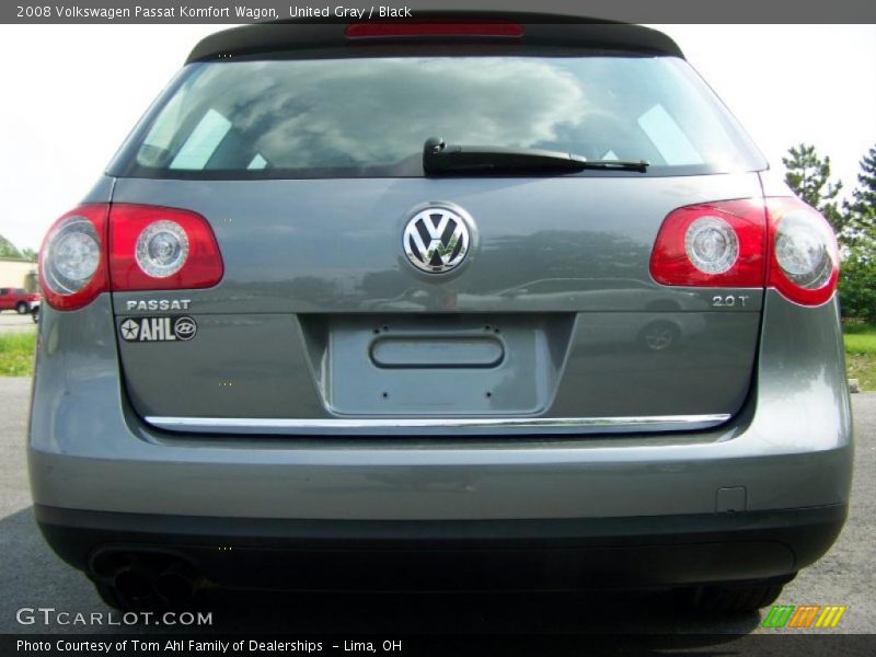 United Gray / Black 2008 Volkswagen Passat Komfort Wagon