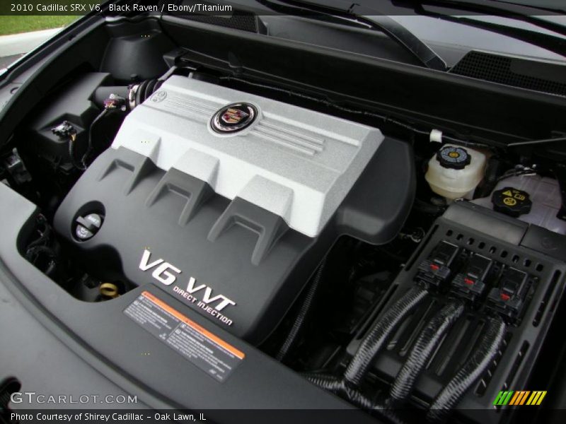 Black Raven / Ebony/Titanium 2010 Cadillac SRX V6