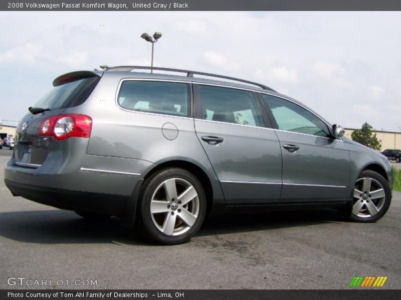 United Gray / Black 2008 Volkswagen Passat Komfort Wagon