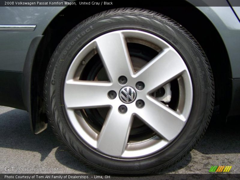 United Gray / Black 2008 Volkswagen Passat Komfort Wagon