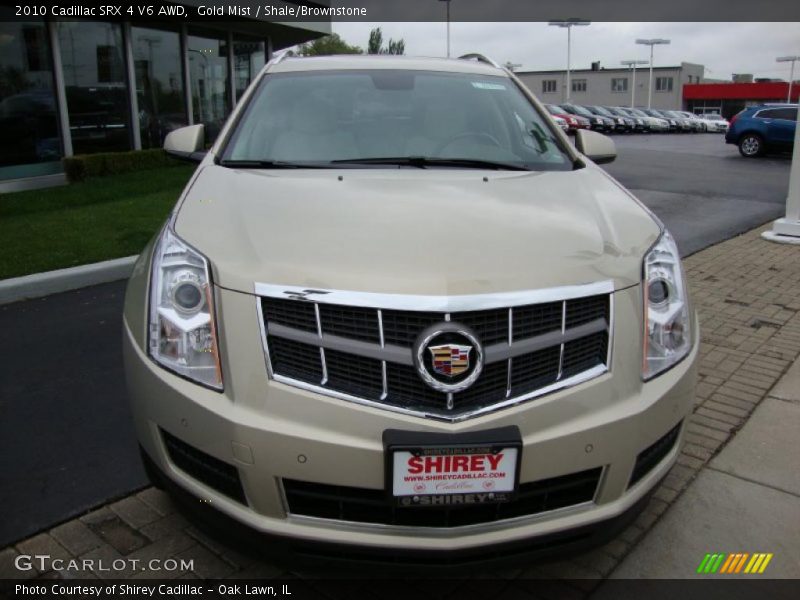 Gold Mist / Shale/Brownstone 2010 Cadillac SRX 4 V6 AWD