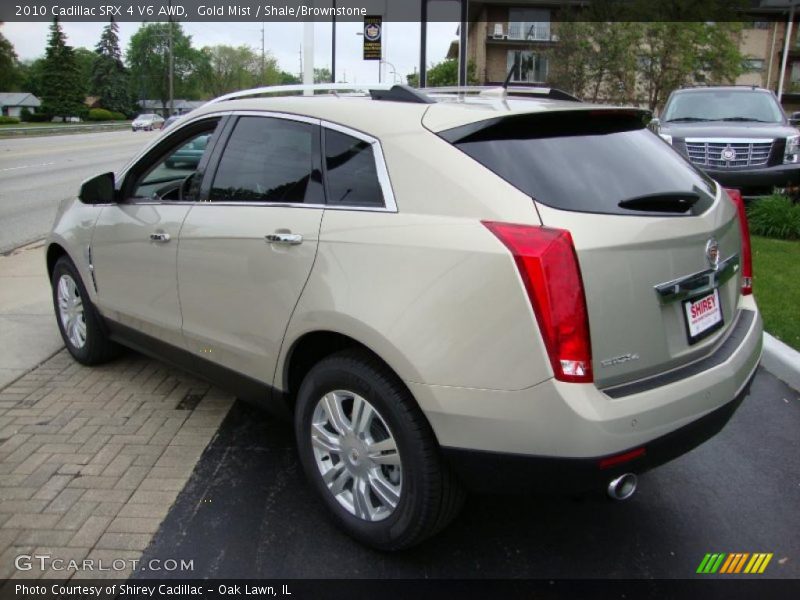 Gold Mist / Shale/Brownstone 2010 Cadillac SRX 4 V6 AWD