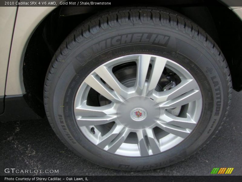 Gold Mist / Shale/Brownstone 2010 Cadillac SRX 4 V6 AWD
