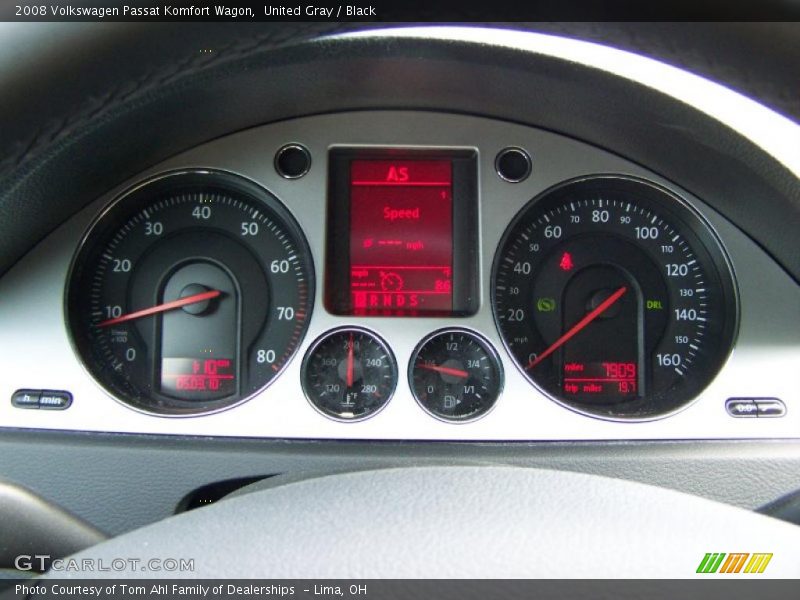 United Gray / Black 2008 Volkswagen Passat Komfort Wagon