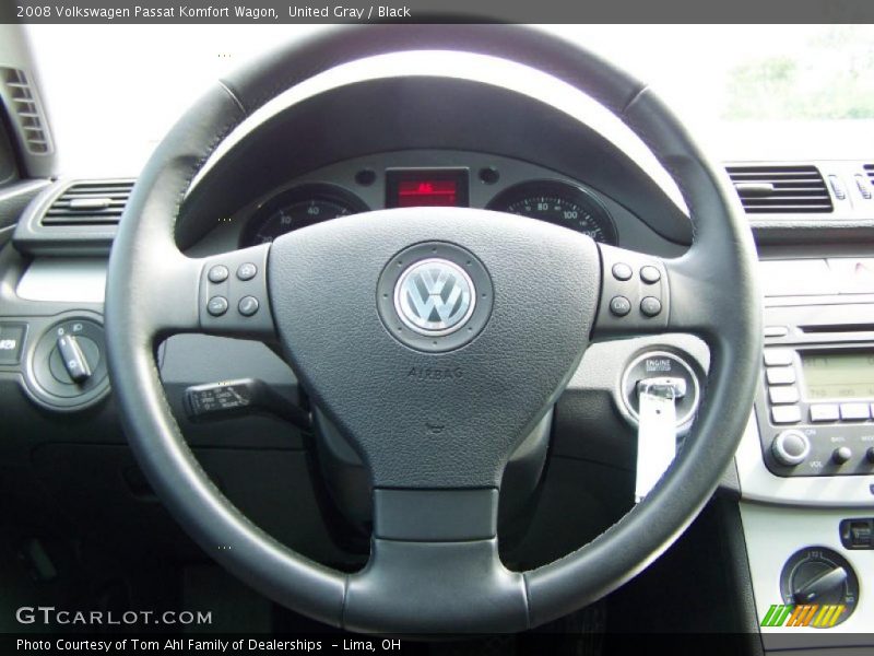 United Gray / Black 2008 Volkswagen Passat Komfort Wagon