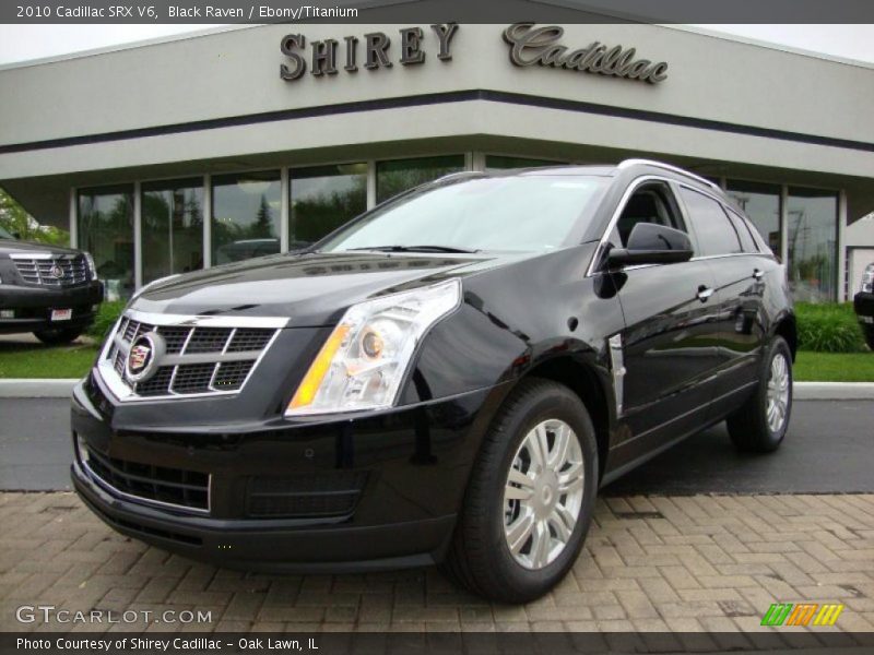 Black Raven / Ebony/Titanium 2010 Cadillac SRX V6