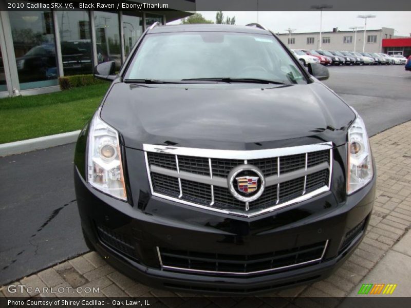 Black Raven / Ebony/Titanium 2010 Cadillac SRX V6