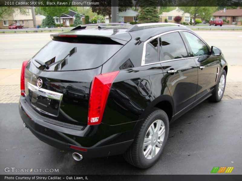 Black Raven / Ebony/Titanium 2010 Cadillac SRX V6