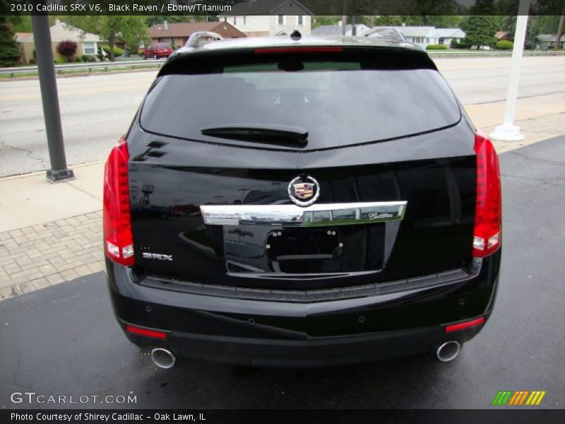 Black Raven / Ebony/Titanium 2010 Cadillac SRX V6