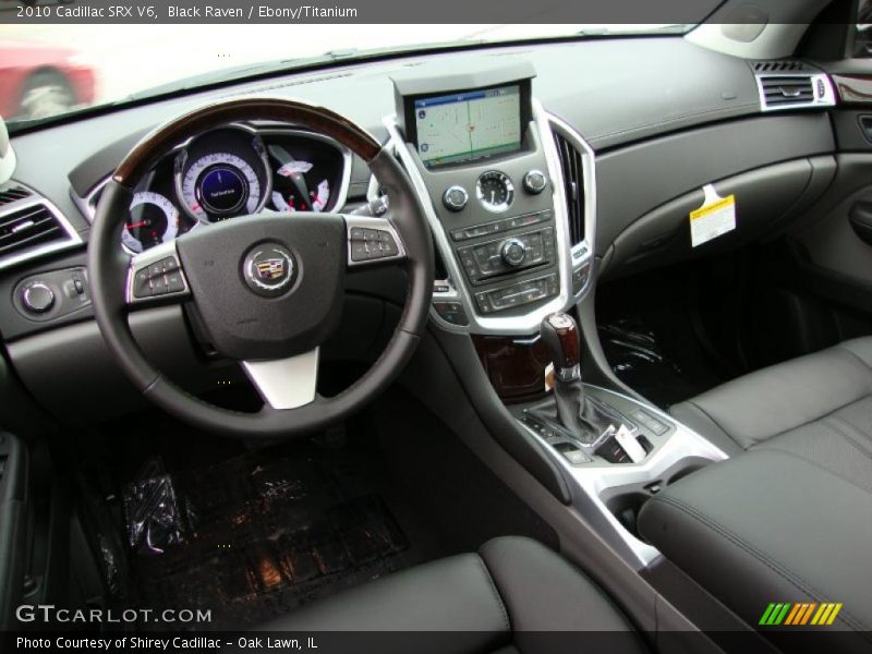Black Raven / Ebony/Titanium 2010 Cadillac SRX V6