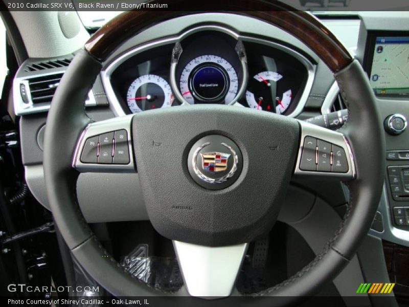 Black Raven / Ebony/Titanium 2010 Cadillac SRX V6