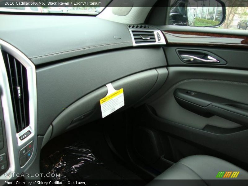 Black Raven / Ebony/Titanium 2010 Cadillac SRX V6