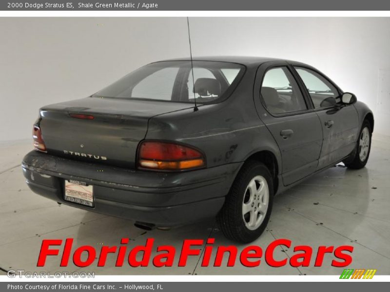 Shale Green Metallic / Agate 2000 Dodge Stratus ES