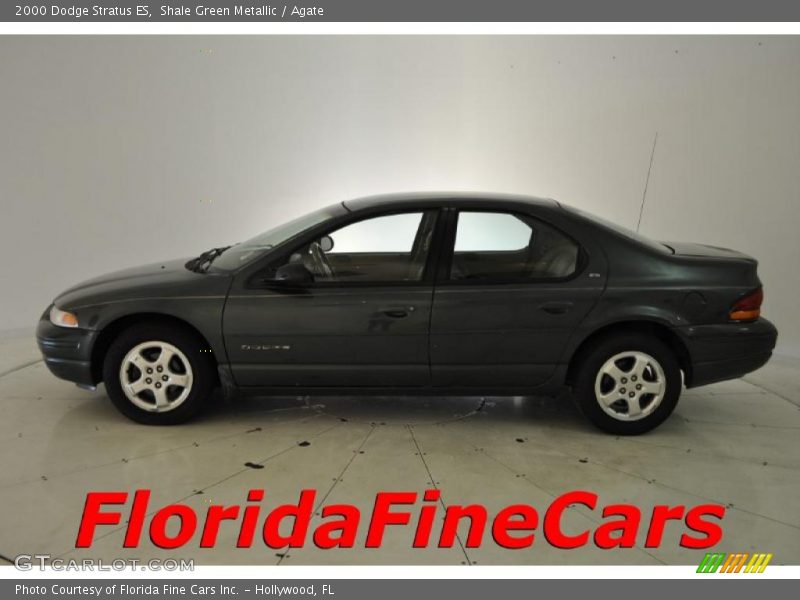 Shale Green Metallic / Agate 2000 Dodge Stratus ES
