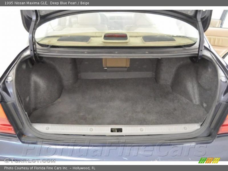 Deep Blue Pearl / Beige 1995 Nissan Maxima GLE
