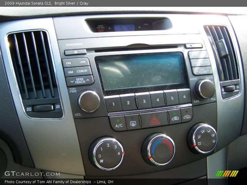 Bright Silver / Gray 2009 Hyundai Sonata GLS