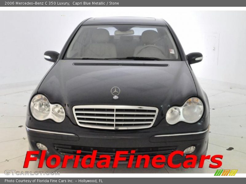 Capri Blue Metallic / Stone 2006 Mercedes-Benz C 350 Luxury