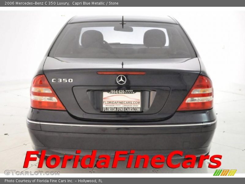 Capri Blue Metallic / Stone 2006 Mercedes-Benz C 350 Luxury