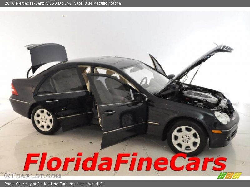 Capri Blue Metallic / Stone 2006 Mercedes-Benz C 350 Luxury