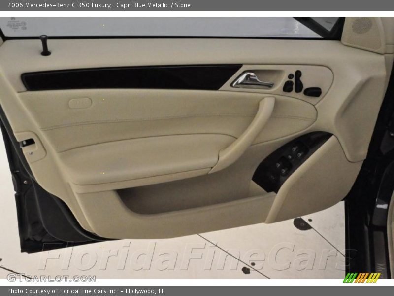 Capri Blue Metallic / Stone 2006 Mercedes-Benz C 350 Luxury